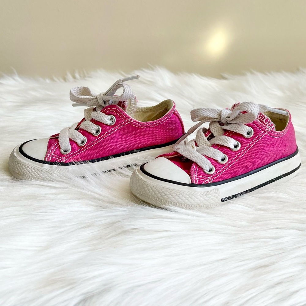 Converse Pink Sneakers - Picture 3 of 6